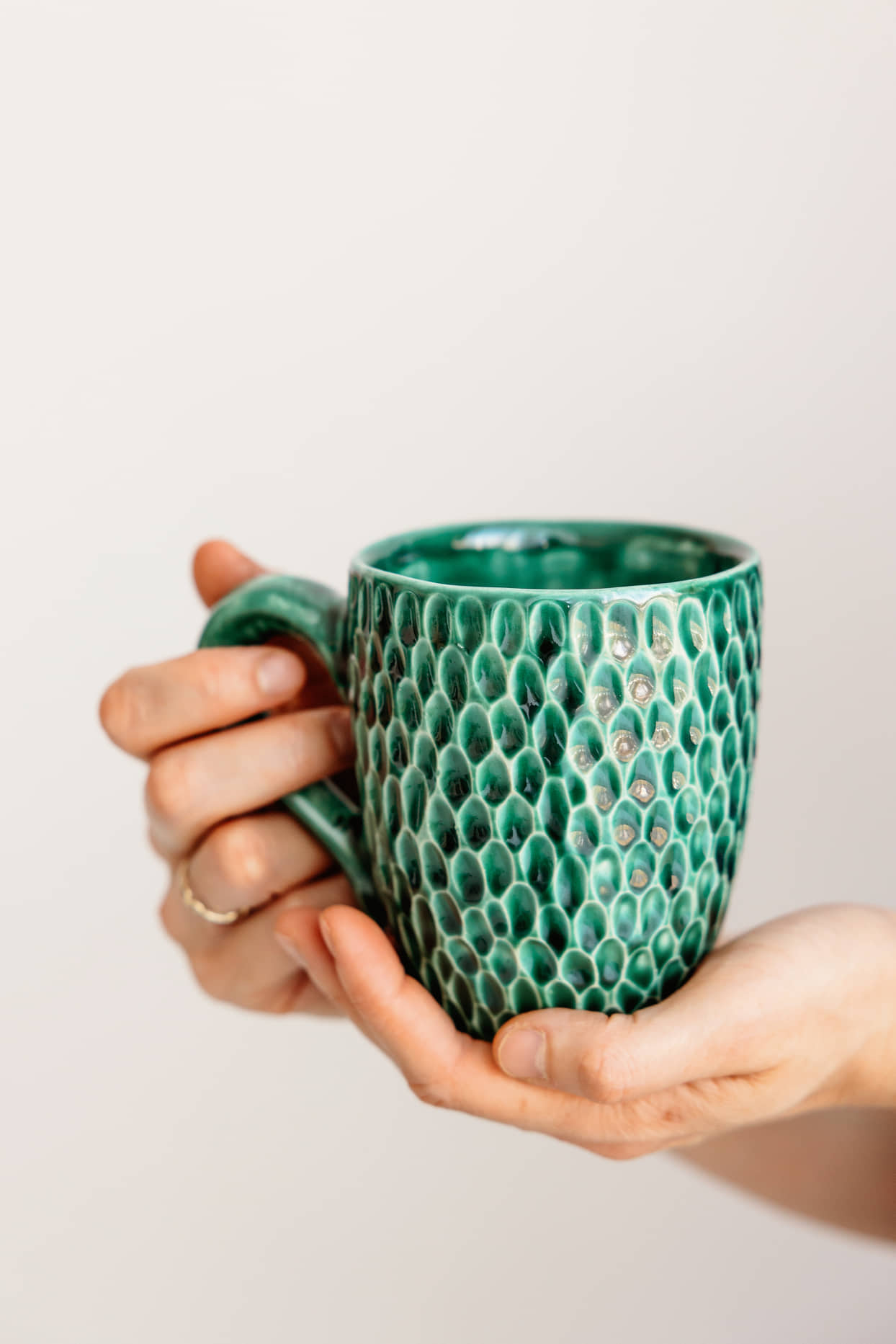 8 Keramikinis žalias puodukas Ceramicat pagrindinė Ceramicat