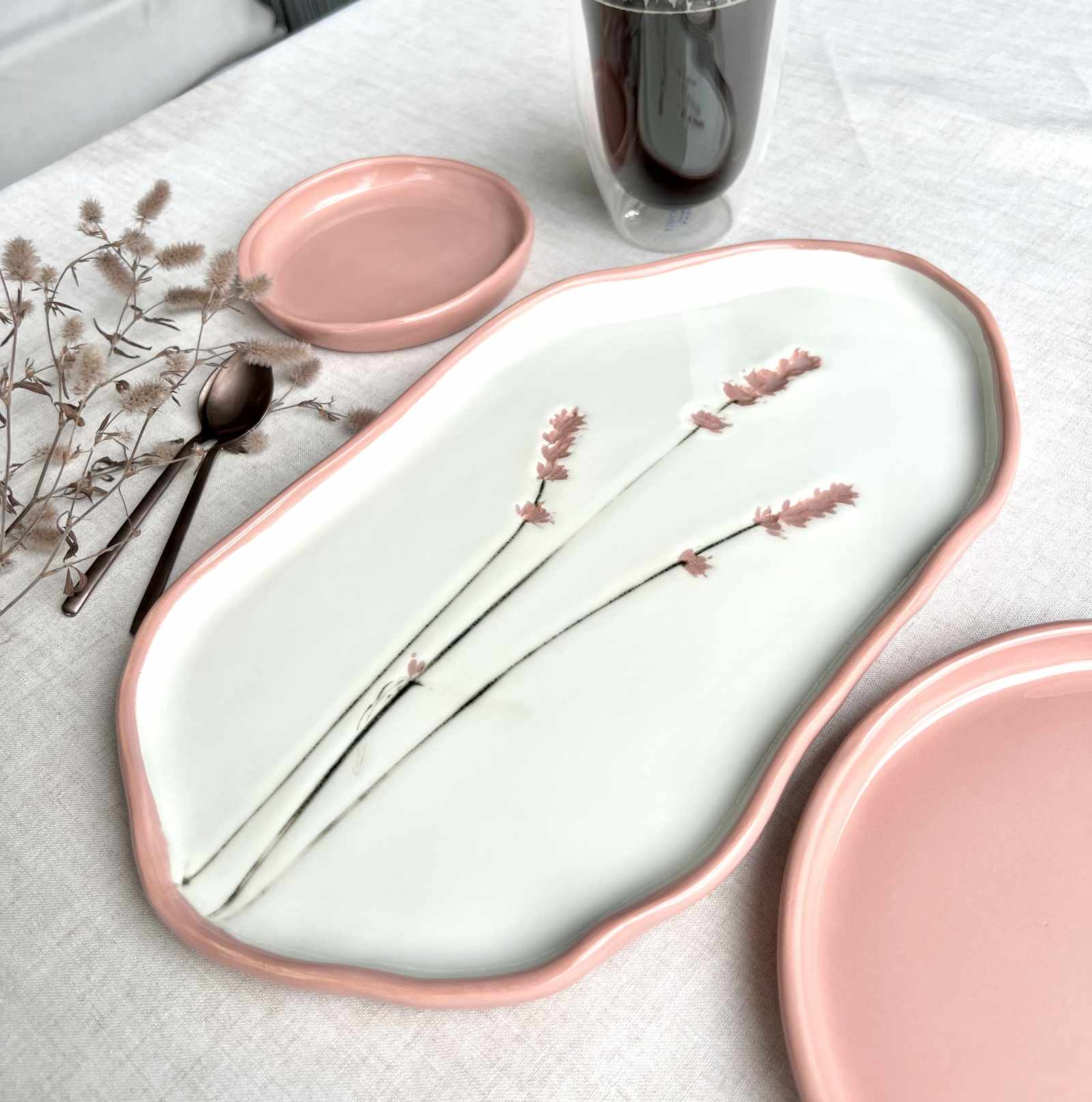 7_Pailgos lėkštės užkandžiams su levandom- 3-1600 LOOKnė ceramics