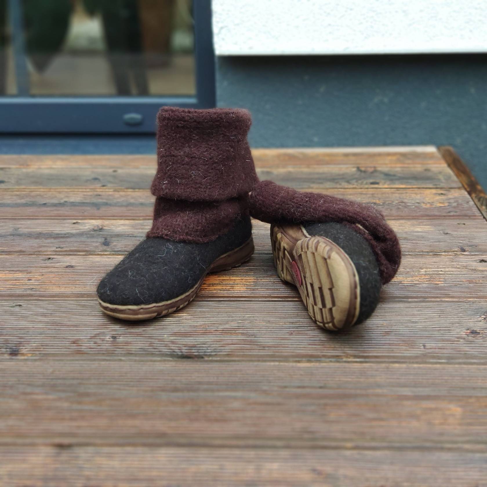 Neffi-104-beige-wool-boots-dark-brown-3-1680 Woolenclogs